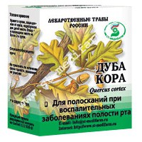 Дуба кора сырье 50 г 1 шт.