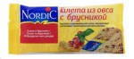 Галеты, Nordic (Нордик) 30 г овсяные с брусникой