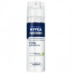 Гель для бритья мужской, Nivea (Нивея) 200 мл арт. 81740 для чувствительной кожи