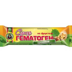 Гематоген Супер на фруктозе ореховый 35 г