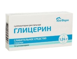 Глицерин супп. рект. 1.24 г 10 шт.
