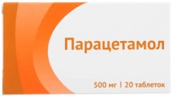 Парацетамол табл. 500 мг 20 шт.